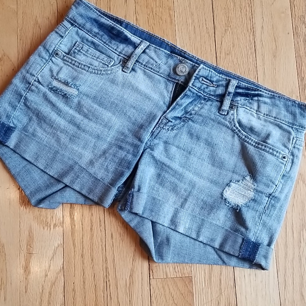Aeropostale midi denim shorts 00